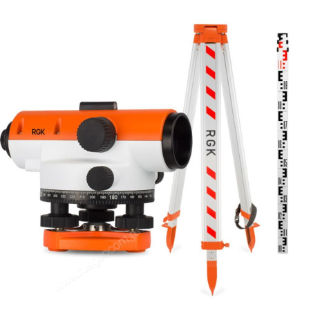 Комплект оптический нивелир RGK C-20 + штатив S6-N + рейка AMO S5 купить по низкой цене | МАКСПРОФИТ