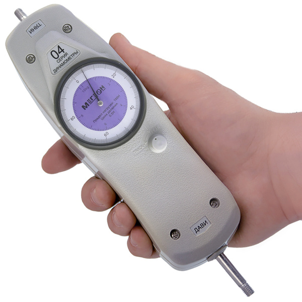 Динамометр сжатия-растяжения аналоговый МЕГЕОН 04100 купить по низкой цене | МАКСПРОФИТ